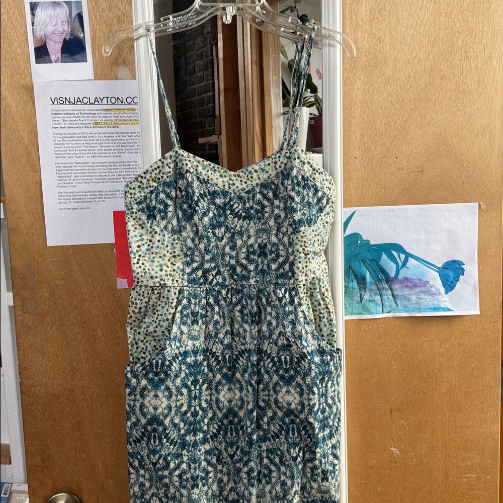 Massimo Blue Strap Dress